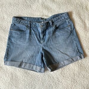 Ann Taylor Loft Blue Jean Shorts 99% Cotton